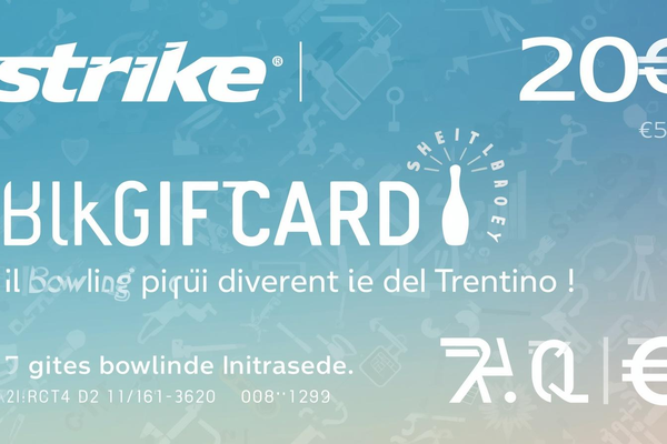 Gift Card Bowling 100€